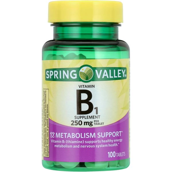 <b>스프링 밸리</b> 비타민 B1 정제 250mg 100개 팩 01
