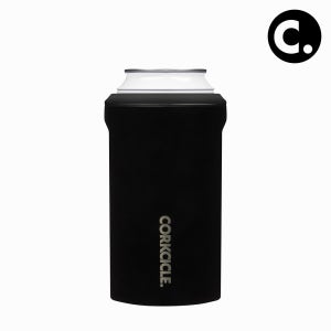 콕시클 캔쿨러 보냉 캠핑 소주 맥주 쿨러 캔음료 쿨링 355ml, 블랙