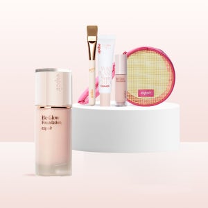 에스쁘아 NEW 비글로우 파운데이션 SPF27 PA++ 30g (+증정: 메쉬파우치+트루 글로우 파운데이션 브러쉬 +미니 파운데이션 #웨딩피치 + 미니 스틱 래디언스)