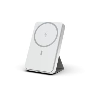 마그네틱 무선 파워 뱅크 스탠드 색상 선택 화이트