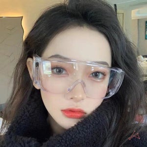 산업용 보안경 고글 김서림방지 투명 보안고글 보호안경 작업용 플라스틱 방역 제초 눈보호