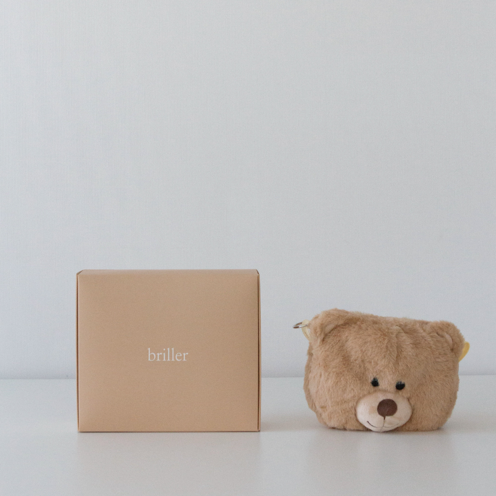 [두돌 선물할때]곰돌이 크로스백 간식애착가방 브리이에 3color