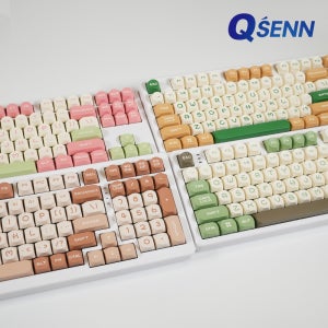 QSENN 말차라떼 PBT MOA 프로파일 키캡