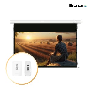 윤씨네 V-TEH 전동 텐션 와이드 빔스크린 16:9 가정용 홈시네마용 304.9cm(120인치), 1개