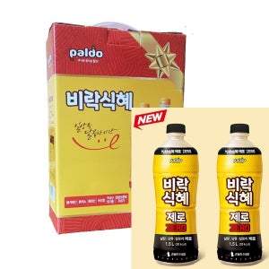 팔도 비락식혜제로 1.5L 8개 선물용 2입 박스 4개 증정
