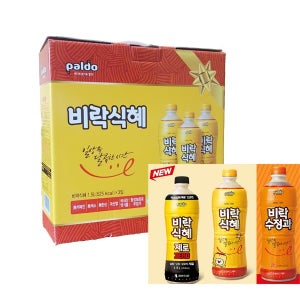 팔도 비락식혜 1.5L 1개+비락식혜 제로 1.5L 1개 + 수정과 1.5L 1개 총3개 선물용 3입 식혜박스 1개 증정