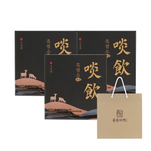 이경제 흑염소 담음 선물 스틱 진액 즙 침향 엑기스 녹용 10포+10환 20포, 3개