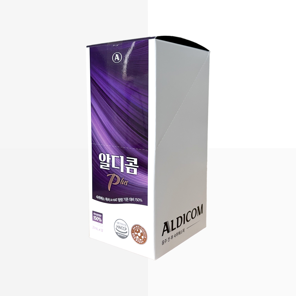 알디콤 Plus <b>숙취해소</b>제 21ml 12개입