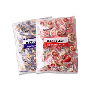해피잼 비스킷 400g x4개 / 과일샌드