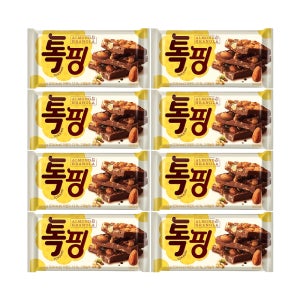 오리온 톡핑 아몬드 그래놀라 43g X 8개
