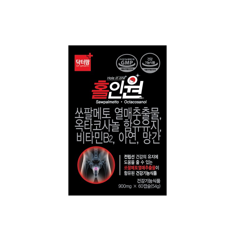 <b>닥터팜</b> 홀인원 쏘팔메토 남성파워 전립선건강 60캡슐, 1개