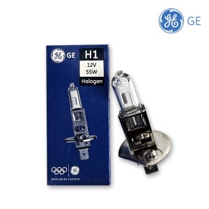 GE 할로겐 전조등 H1 1개 12v 55w