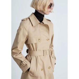 MANGO WOMAN 트렌치 코트 POLANA Light Beige 87064062