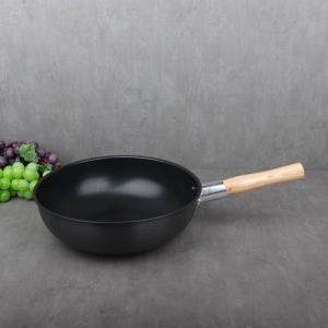 토스코 코팅 자루 중국팬 업소용 중식팬 웍 볶음팬 튀김 ZZ 32cm