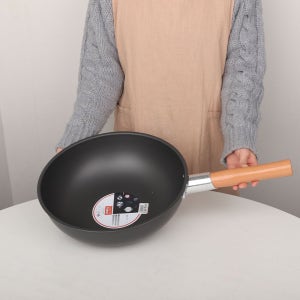 토스코 경질 자루 중국팬 업소용 웍 볶음 중식팬 ZZ 32cm