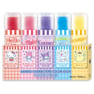 산리오캐릭터즈 컬러풀 25g 5개입 새학기