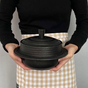 IH 무쇠 가마솥 통주물 코팅 인덕션 솥밥 ZZ 16cm