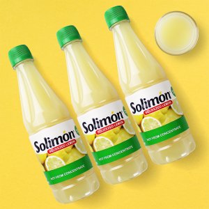 솔리몬 스퀴즈드 레몬즙 원액 1.5L 레몬수 레몬 착즙 주스 물 하이볼