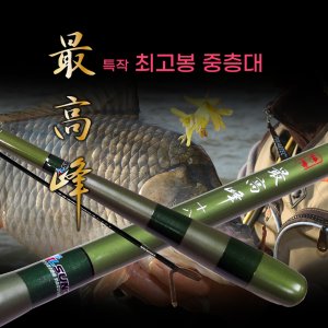꽂기식 중층 낚시대/가성비 최고의 정통 민물