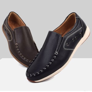 남자로퍼 슬립 심플한 소가죽 브랜드 캐주얼신발 댄디 단화 코디 30대 40대 3.5cm