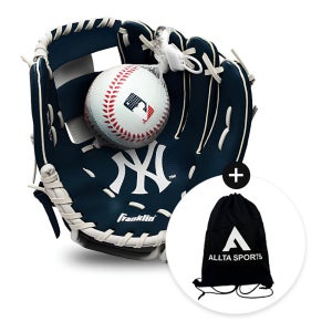프랭클린 MLB 뉴욕 양키스 주니어 글러브 9.5인치 76099F10 (야구공+보관가방)