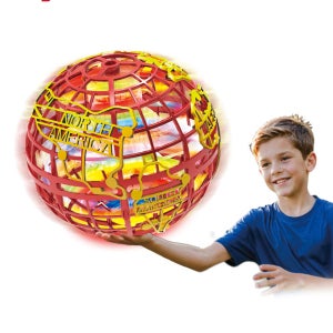 플라이노바 어스 레드 플라잉 스피너 날으는 매직볼 지구본