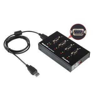 4포트 USB 시리얼 컨버터 Multi-4/USB RS232 DB9Female 커넥터