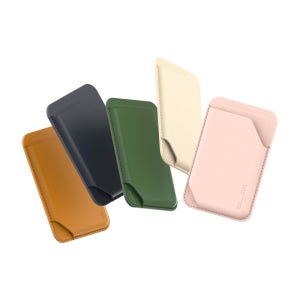 리큐엠 맥큐 코너홀 비건레더 맥세이프 카드지갑