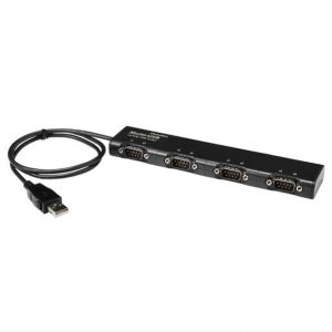 4포트 USB 시리얼 컨버터 Multi-4/USB RS232 DB9Male 커넥터