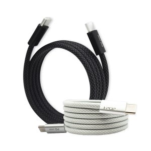 아이팝 초고속 충전 240W PD 케이블 단선방지 데이터 전송 꼬임방지 마그네틱 코브라 케이블 1M