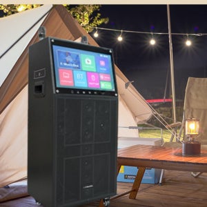케이뮤직박스 AV-3000a 초고출력 이동식 가정용노래방 노래방기계 반주기