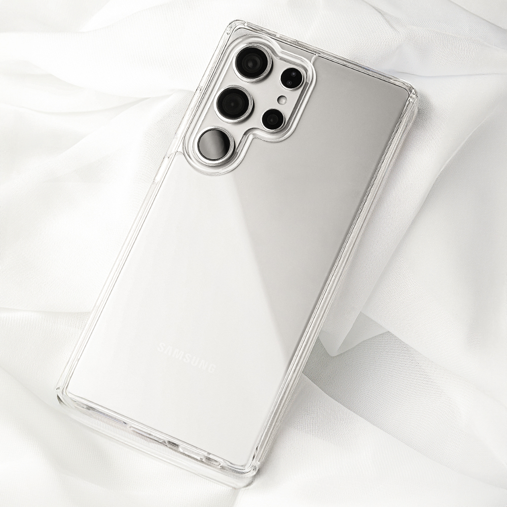 클로버나인 클로이<b>콤보</b> 범퍼 케이스 투명, 갤럭시S25 <b>울트라</b>