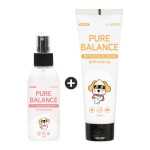 퓨어프렌즈 강아지 피부보습제x모발미스트 세트