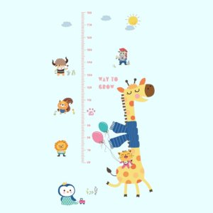 키 성장표 어린이 아기 아이 유아 가정용 키재기 스티커 성장 포스터