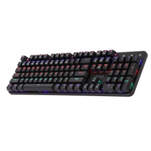 COX CK420 교체축 레인보우 LED 게이밍 기계식 블랙 (청축)