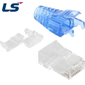 [LS전선] CAT.6 UTP RJ-45 플러그 [LS-MP-UC6-RJ45-28AWG] [투명/100개]