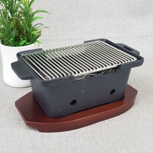 키치노 SG 신직 화로 S-1A 세트 구이 일본식 미니 화로 구이망 석쇠 (095626)