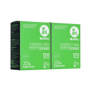 펫세븐 에너지믹스 후코비피더스 강아지 고양이 영양제 유산균 장건강, 20포, 2개