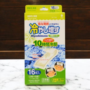 일본 해열패치 이마 아기 열 쿨 패치 냉각시트 쿨링 시트 성인겸용 향 16개입