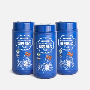 L2 혁명티슈 세정티슈 기름때 제거 다용도 청소 80매, 3팩