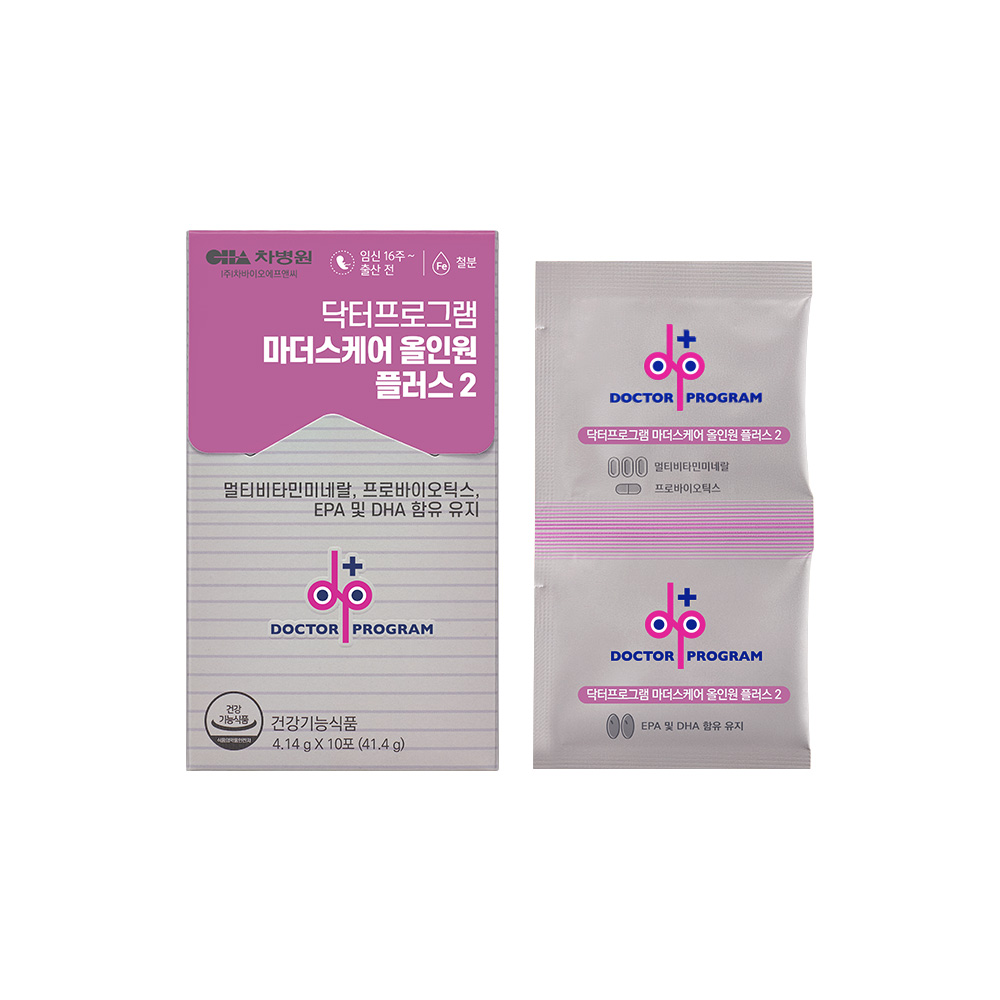 닥터프로그램 임산부 철분제 산모 철분 영양제 마더스케어 올인원 플러스 2