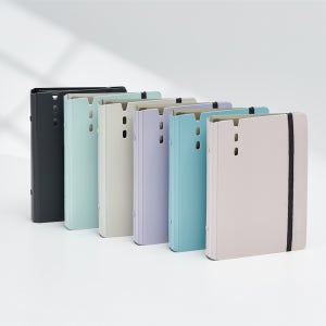 A6 6공 다이어리 바인더 커버 하드 컬러