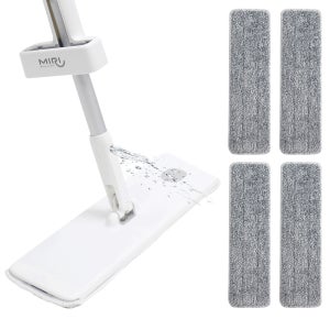 미리 스프레이 밀대걸레 물걸레 청소기+리필용 패드 2EA