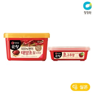 청정원 순창 현미 태양초 찰고추장 3kg 1개 + 초고추장 170g 1개