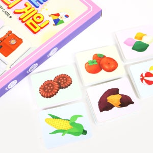 레트로 메모리게임 기억력게임 그림맞추기 명절 보드게임