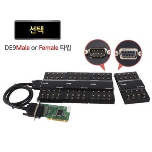 Multi-32 LPCI COMBO 시리얼 32포트 PCI카드 (카드1EA+패널4EA) Multi-32 LPCI COMBO