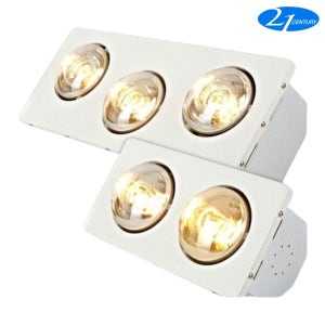 21센추리 1초난방 벽걸이형 순간발열 욕실 거실 온열기 근적외선 램프난로 CHB-W301(3구)