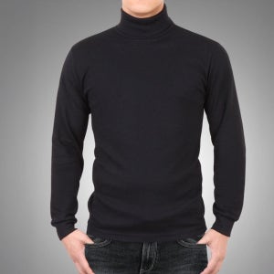 국산 남자 여자 기본 목폴라티 목높은 쫄티 기본 무지면 레이어드티 S~2XL