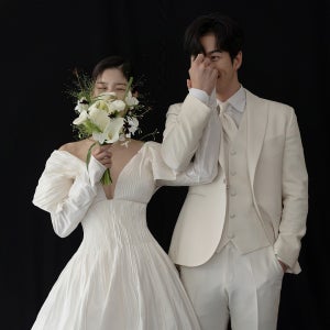 [리허설 웨딩촬영] 세미앙 스튜디오 드레스 메이크업 스드메 원본 수정본 포함 달빛스쿠터