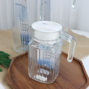 유리 콰도르 저그 냉장고 물병 주스병 물 피쳐 워터 포트 ZZ 500ml, 투명